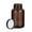Brown, variant on Hilingoto Storage Case, Bottle, Dark Brown Wide Mouth Glass Bottle Lightproof Separate Bottling Plastic Bottles Empty Bottles Soft Capsule Bottles Pp Striped Caps, Light-Proof Glass Bottle Clearance!