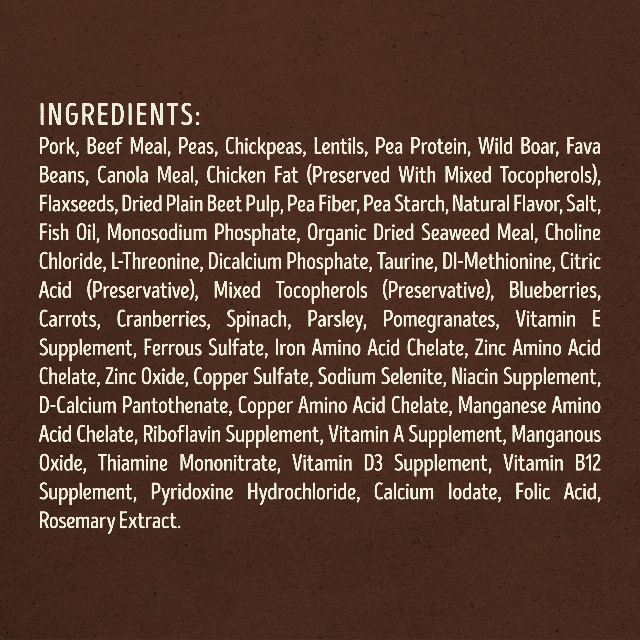 Supreme Source Pork, Peas & Wild Boar Grain-Free Dry Dog Food photo 3