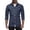 Navy, variant on Men’s Long Sleeve Denim Shirt Jacket Lapel Solid Color Casual Spring Fall Top