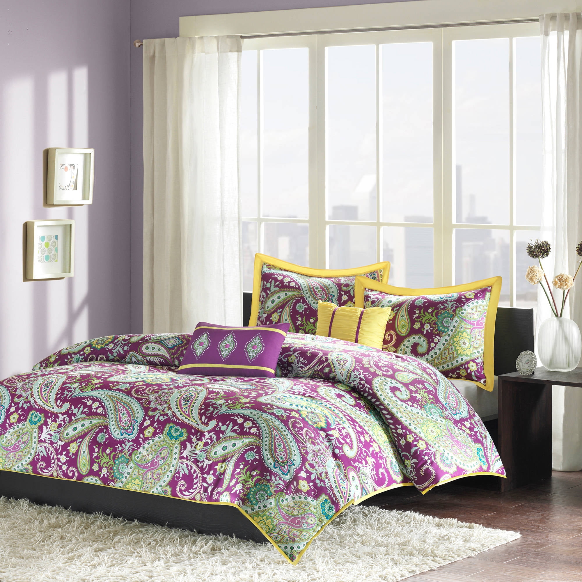 Home Essence Apartment Maya Bedding Comforter Set Walmart Com