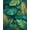 Green, Pattern 2, variant on ODIKA 4'x6' Machine Washable Non-Slip Area Rug, Exotic Jingle Jungle Tropical Leafy Artistic High Traffic Rug, Green, 281806