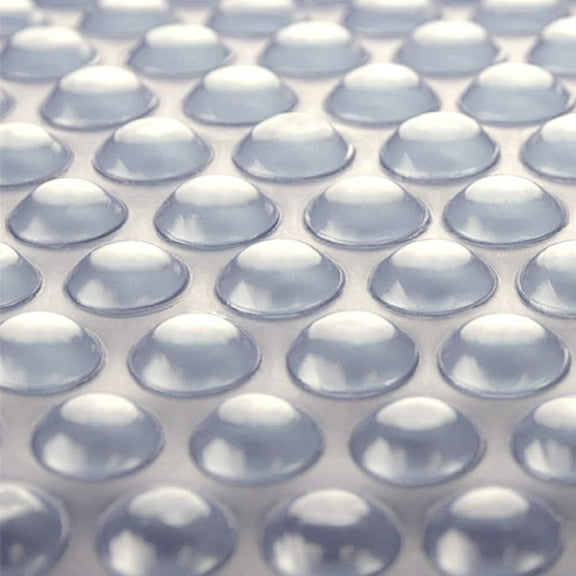 Sun2Solar Rectangle 1600 Series Clear Swimming Pool Solar Cover with 6-Pack Grommets, 12' x 24'