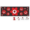 Ladybug Fancy Giant Party Banner with Stickers, Pack of 6