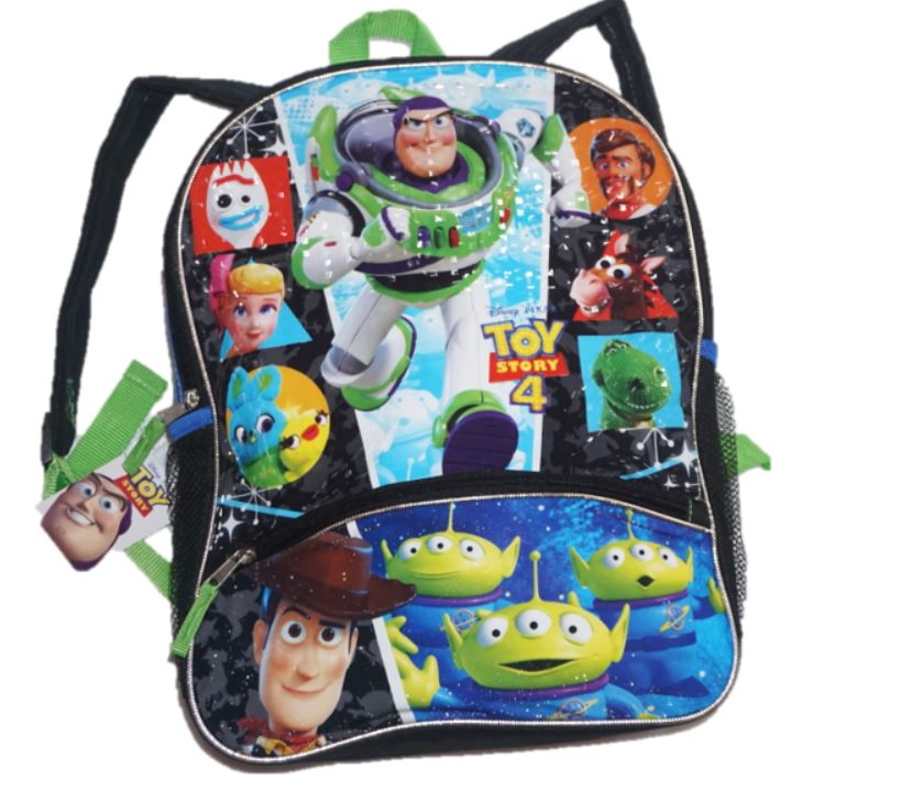 Boys Disney Pixar Toy Story 4 Backpack Woody Buzz Ducky Bunny Forky and More! - image 4 of 4