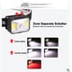 thumbnail image 5 of Lampe Frontale LED USB Rechargeable 1800 mAh,200 Lumens avec 5 Modes D'éclairage Blanc et Rouge, Torche Frontale Puissante Etanche IPX5 pour Course, Camping, Lecture, Bricolage, Cyclisme,Pêche Kuyhfg Bienvenido a Kuyhfg, 5 of 5