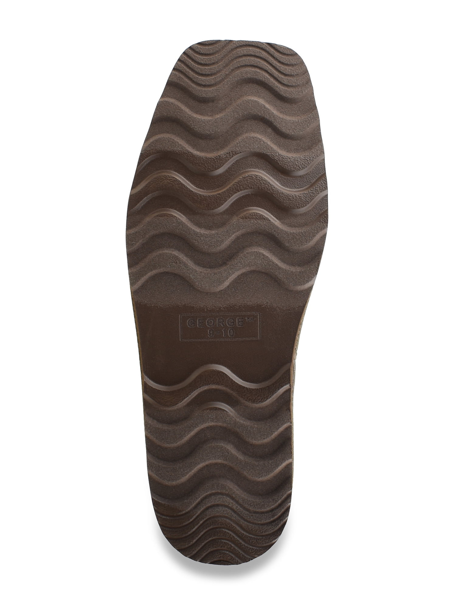 GEORGE MEN`S WESTERN SLIPPER GENUINE SUEDE