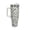 White, variant on Dashing Nova 40 oz Insulated Tumbler with Handle, Stainless Steel, White, Leopard Pattern