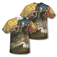 U.S. Army Men's Vintage Poster Sublimation T-shirt White