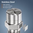 thumbnail image 6 of 4pcs 80 Degree Flat Fan Spray Tip 1.8mm Dia. 1/8BSPT Male Stainless Steel with Sealing Tape, 6 of 7