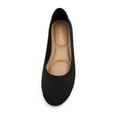 thumbnail image 3 of Women's Cusioned Insole Classic Round Toe Ballerina Flat, 3 of 4
