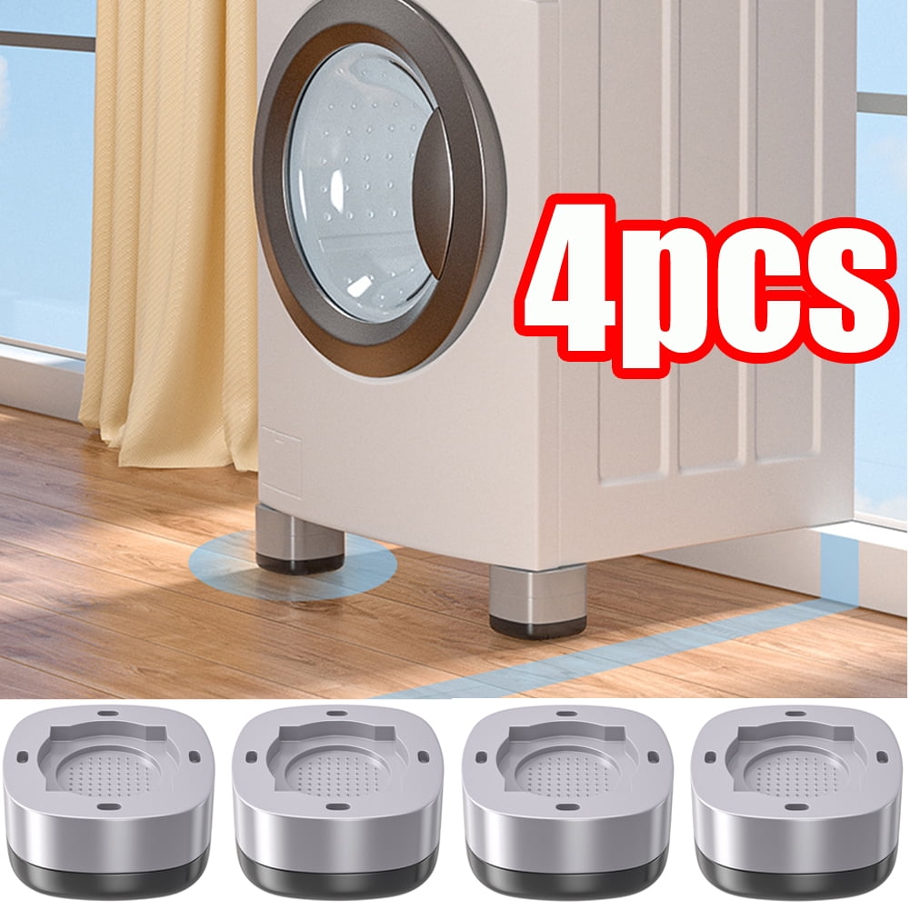 Cheers.US 4Pcs Anti Vibration Pads with Tank Tread Grip, 4 Pads + Level