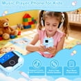 thumbnail image 6 of 32GB Kids Smart Phone for Boys, 2.8" Touchscreen Dual Camera Cell Phone for Kids 3-10, Christmas Birthday Gifts Child Play Phone for Girls w/ Music Player/Game, Preschool Learning Education Toy, 6 of 8