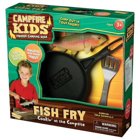 Campfire Kids Fish Fry Play Set, Trout