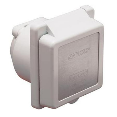 Marinco 301elrv Receptacle Outdoor Indoor Use 125 Volt 30 Amp Outdoor Indoor Use 125 Volt 30 Amp