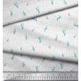 thumbnail image 3 of Soimoi Modal Satin Fabric Brush Stroke & Cactus Tree Print Fabric by Yard 42 Inch Wide, 3 of 3