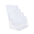 thumbnail image 5 of Miulika Acrylic Brochure Holder Brochure Display Stand Gifts Document Paper Literature Holder s Holder for Pamphlets Reception A6 3 Tier, 5 of 9
