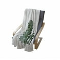 thumbnail image 3 of Philodendron Soft Flannel Fleece Blanket, Realistic Monstera Deliciosa Dark Green Leaves on Plain Background, Cozy Plush for Indoor and Outdoor Use, 50" x 70", Laurel Green Emerald, by Ambesonne, 3 of 5