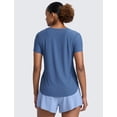 thumbnail image 2 of Remera CRZ YOGA Cloudweight ligera con aberturas laterales azul M, 2 of 5