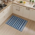 thumbnail image 2 of ODIKA Striped Multi Navy Band Layout Maritime Inspired Motif Sriped for Home Office, Hallway, Laundry Room, Non-Slip Chair-Friendly, 2 of 7