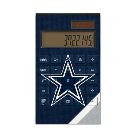 Dallas Cowboys Diagonal Stripe Desktop Calculator - No