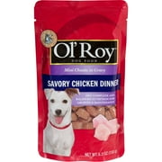 Ol' Roy Savory Chicken Dinner Mini Chunks in Gravy Dog Food Pouch, 5.3 Oz.