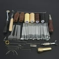 thumbnail image 4 of Outil en Cuir, 34 Pcs/ensemble Outil de Bricolage en Cuir Outils à Main en Cuir Design de Pointe, 4 of 5