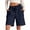 Navy, variant on PMVFHDE Women's Summer Solid Color Outdoor Athletic Shorts For Women High Waist Elastic Drawstring 5 Inch Inseam Sport With Pockets Breathable Light Blue,XL