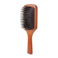 thumbnail image 1 of Cepillo de pelo de madera antiestático con masajeador del cuero cabelludo y sistema para desenredar fácilmente todo tipo de cabello., 1 of 5