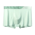 thumbnail image 2 of IAJDKMEK Men's Boxer Briefs - Thin Breathable Underwear for Men, Mid-Rise Comfort Mens Underwear, Skin-Friendly Boxer Briefs for Everyday,Green 4XL, 2 of 5