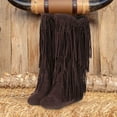 thumbnail image 6 of Xiaoxatg Women's Mid-Calf Boots Plus Size Winter Heel Fringe Design Ideal for Casual and Wear 7 Brown, 6 of 7