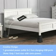 thumbnail image 6 of Butizone Bed Riser with Power Outlet and USB Ports, Adjustable Heavy Duty Furniture Riser Bed Lifts for Bed, Sofa and Table Set of 4, Black, 6 of 8