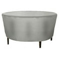 thumbnail image 3 of Patio Extra Large Waterproof Table Cover - Outdoor Round Side Table Covers - Patio Washable Table Cover - Heavy Duty Furniture 60 Inch Grey, 3 of 5
