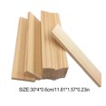 thumbnail image 2 of Jumpingount 1 Juego de tablero de madera, adornos sin pintar, rebanada, decoración Interior Simple, adornos para el hogar pulidos para patios domésticos Accesorios de disfraces 30cm Jumpingount AP010336-03, 2 of 6