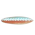 thumbnail image 1 of Benjara BM220209 Planche de Surf en Bois avec Design de Vague&44; Bleu & Rouge, 1 of 5