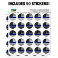 thumbnail image 3 of Thin Blue Line American Flag Planner Calendar Scrapbooking Crafting Stickers, 3 of 7