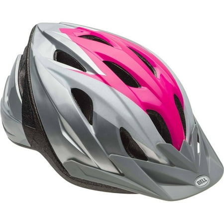 - Bell Sports Rival Glitter Journey Child Bike Helmet, Silver Pink
