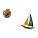 thumbnail image 5 of Estatua de de hierro estilo nórdico, escultura de fruta, figura coleccionable, adorno de mesa, centro de mesa, escritorio, estantería,, 5 of 8
