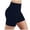 Navy, variant on Tqcoqu Womens Biker Shorts with Pockets,High Waisted Tummy Control Soft Athletic Workout Gym Yoga Shorts,Blue Women's S-XXL