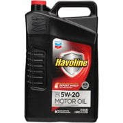 (9 pack) Chevron Havoline SAE 5W-20 Motor Oil 5 qt. Plastic Jug