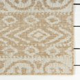 thumbnail image 5 of LR Home Victoria 8' x 10' Beige/Ivory Trellis Indoor/Outdoor Area Rug, 5 of 9