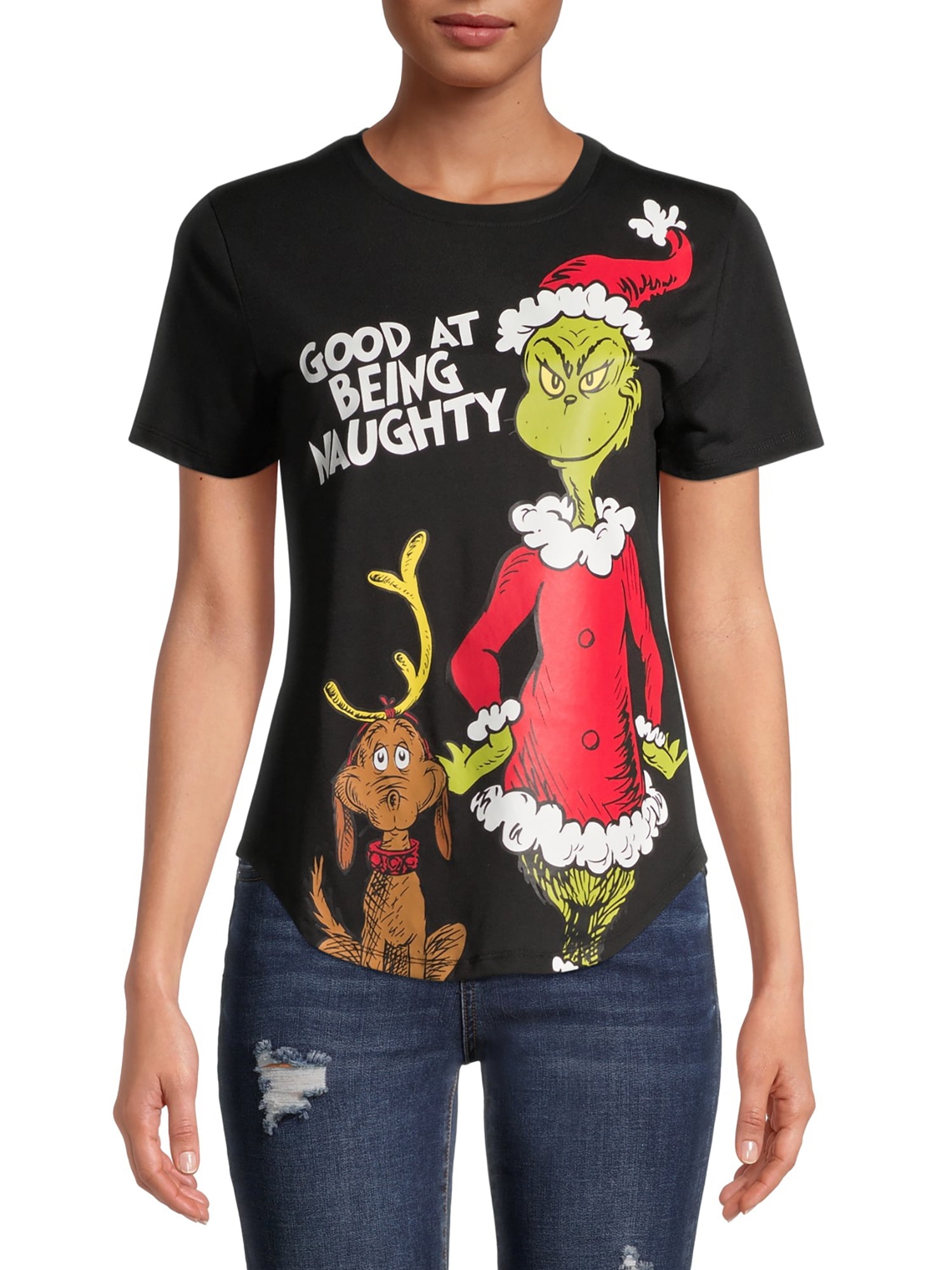 good at being naughty grinch shirt