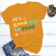thumbnail image 1 of Xuyuer Funny Slogan Print Casual Blouse - Women's Loose Fashion Top, Breathable and Soft for Daily Wear, Friend Hangouts, Humorous Relaxed Style, and Playful Weekend Streetwear, 1 of 3