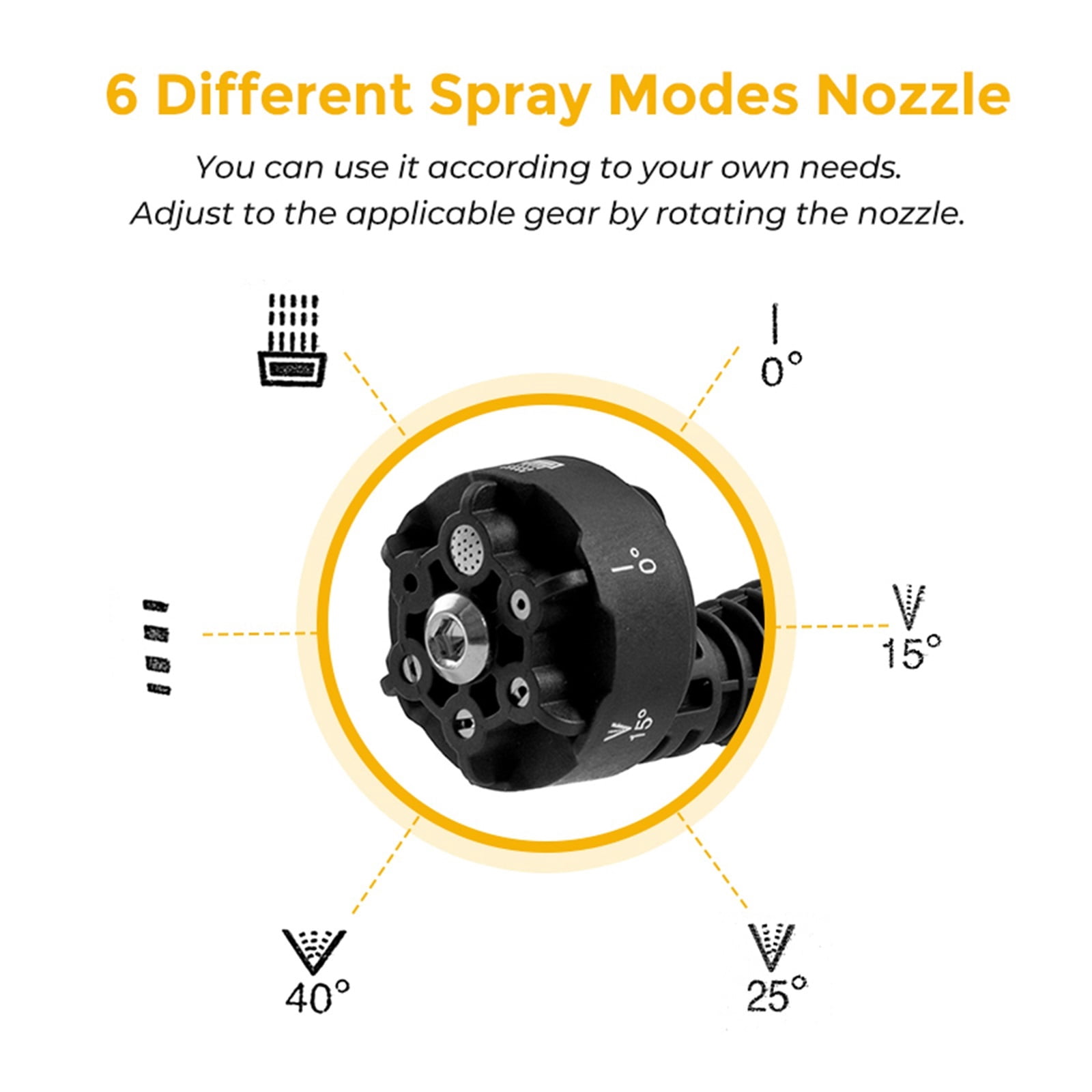 200Bar High Pressure Car Wash Washer Gun Foam Generator Water Gun Spray Cleaner Car Washing Machine For 18V Battery