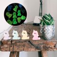 thumbnail image 2 of 12 Pcs Unicorn Figurine Glowing Ornament Animals Mini Figurines, 2 of 8