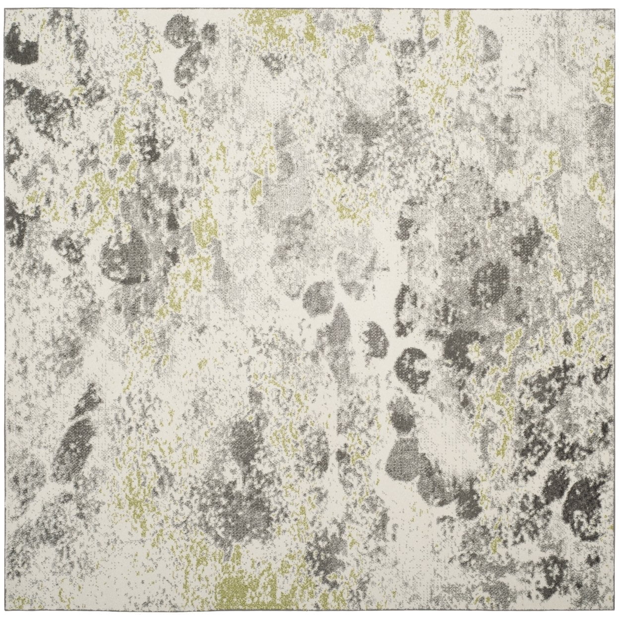 SAFAVIEH Watercolor Isabella Abstract Colorful Area Rug, Ivory/Grey, 8' x 10'