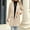 Beige, variant on LoyisViDion Coat Women'S Solid Color Lapel Woolen Cloth Leisure Time Long Coat Khaki 10(M)