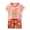 Hot Pink, variant on BXSRUTA Kids Girls Casual Short Sleeve Round Neck T Shirt and Shorts Set 100 Percent Cotton Animal Print Summer 2 Piece Outfit