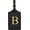 B, variant on Luggage Tag PU Leather for Suitcase Baggage Handbag Travel Bag Label Suitcase Tag Label Tag w. Name Card & Cover (V)