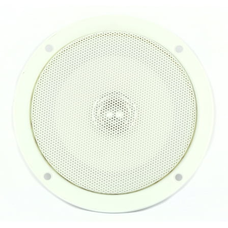 5" Dual Cone Slimline Home Theater & RV Speaker - White Thin Wall Ceiling Mount