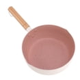 thumbnail image 3 of Cacerola para salsa de leche, a prueba de palos, multifuncional, uniforme, a prueba de calor, olla de ramen con mango de aislamiento térmico para estufa de gas, cocina de inducción, 20 cm, 3 of 10